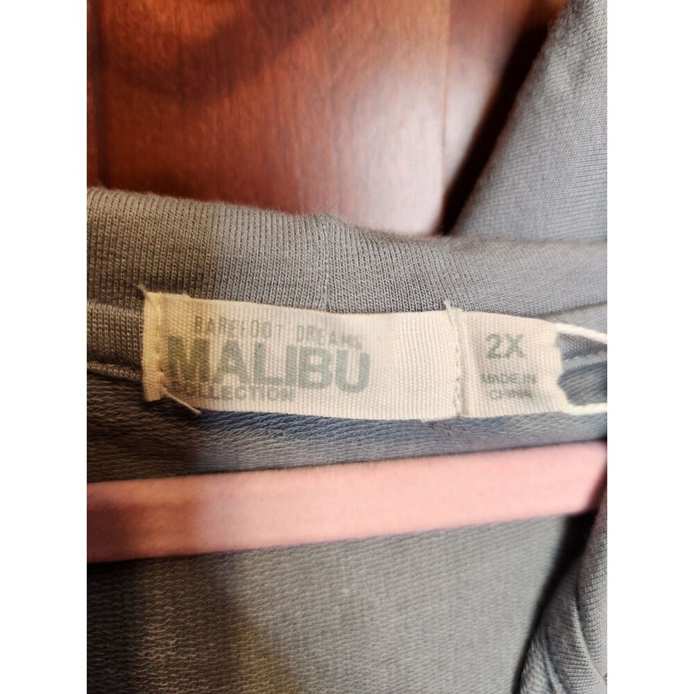 Barefoot Dreams Malibu Collection Lux Lounge Gray Hoodie Women's Size 2X NWT! - Picture 5 of 8
